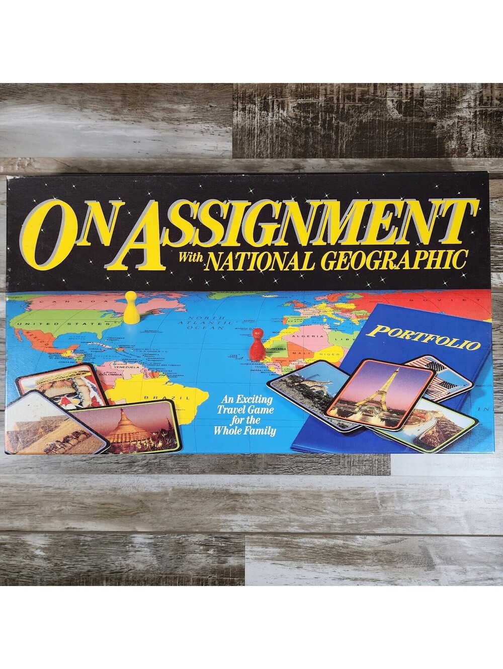 On Assignment With National Geographic Board Game 1990 Made In The Netherlands